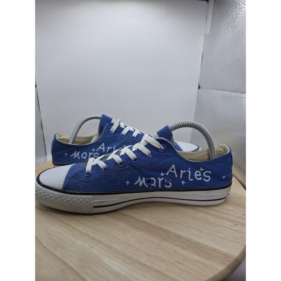 Converse All Stars Unisex Low Luminous Zodiac Aries Women 10.5 Men 8.5 - Picture 6 of 8